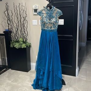 Royal blue formal dress